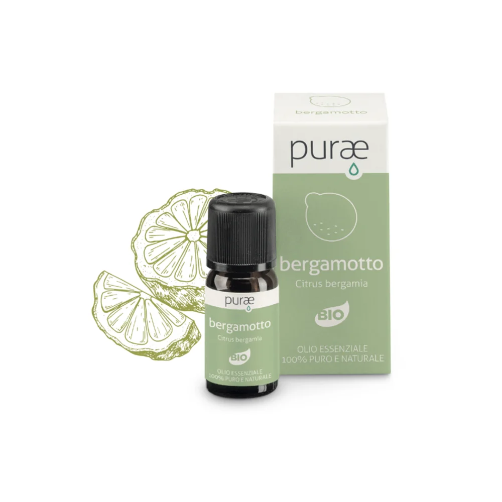 Purae Bergamotto Bio | Olio Essenziale Rilassante | 10ml
