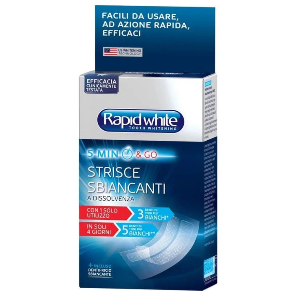 Bionike Rapid White Kit Strisce Sbiancanti 8 Pezzi