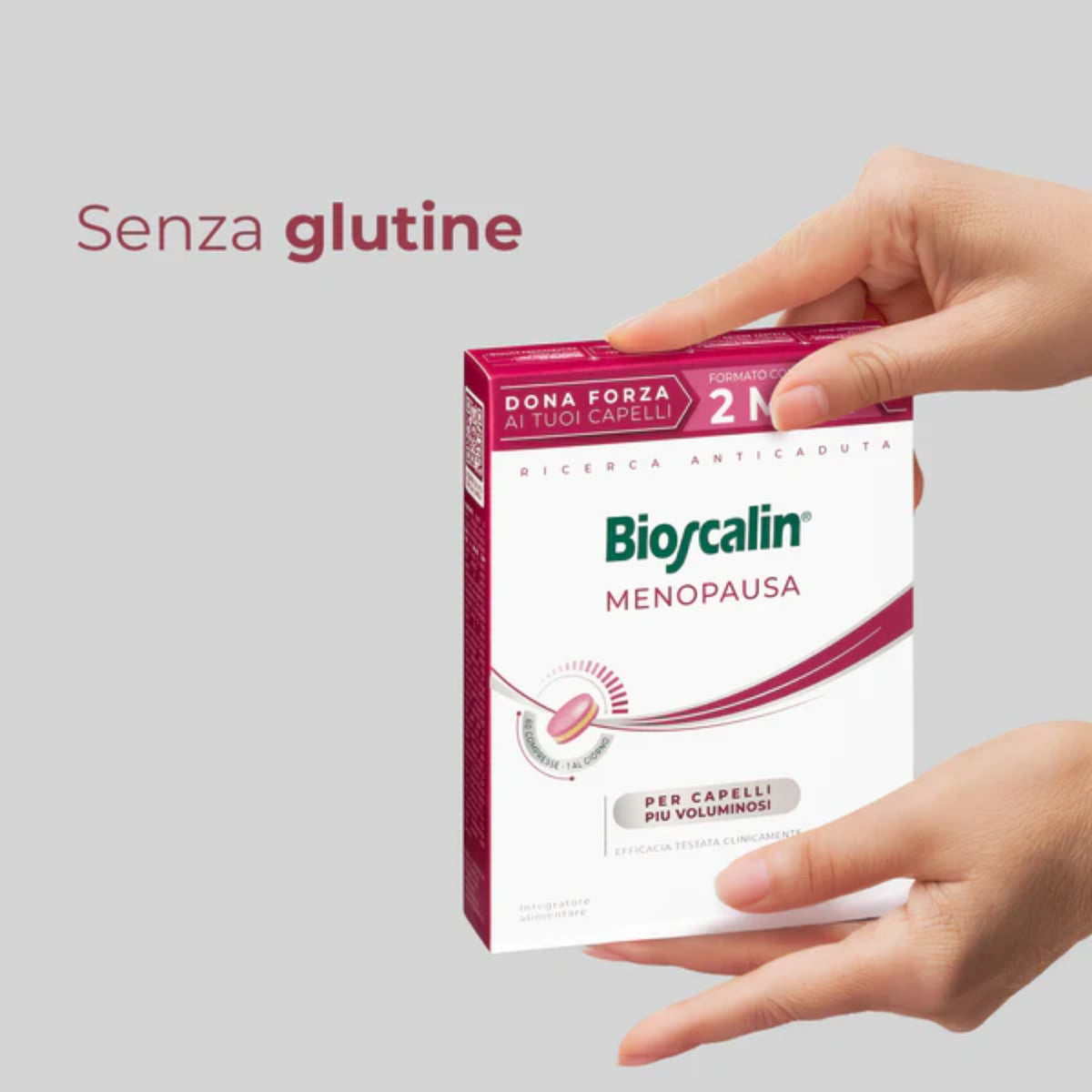 Bioscalin Menopausa integratore capelli senza glutine allergeni