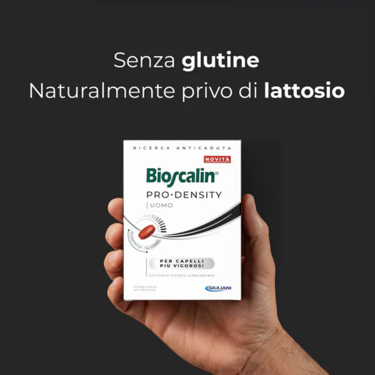 Bioscalin Pro Density integratore senza glutine lattosio uomo 90 compresse