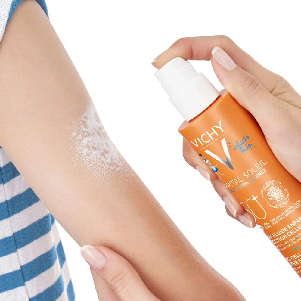 Vichy Capital Soleil Cell Protect | Fluido Solare Spray Bambini Ultraleggero SPF50+ | 200ml 2