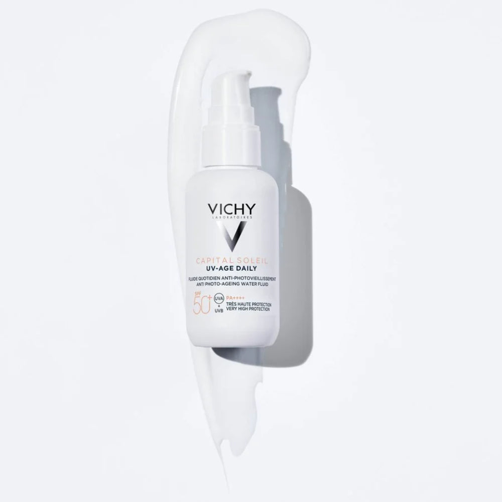 Vichy Capital Soleil UV-Age Daily | Fluido Solare Viso Anti-Età SPF50+ | 40ml 2 
