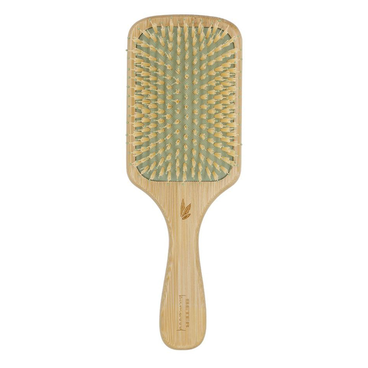Beter Bamwood Paddle Cushion Brush | Spazzola Setole Nylon Anti Rottura Capelli | XS  