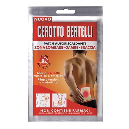 Bertelli | Patch Autoriscaldante Lombare Gambe e Braccia | 1 Pezzo