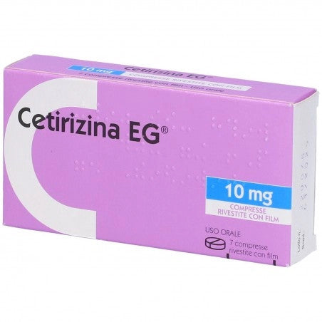 CETIRIZINA EG*7CPR RIV 10MG  