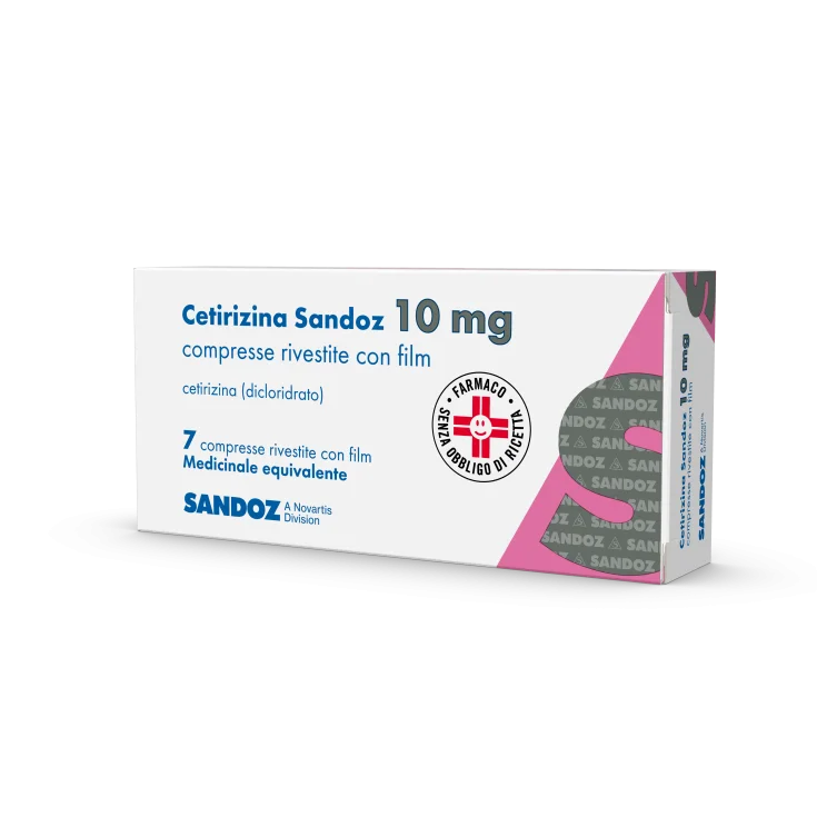 Cetirizina 10mg 7 Compresse - Sandoz