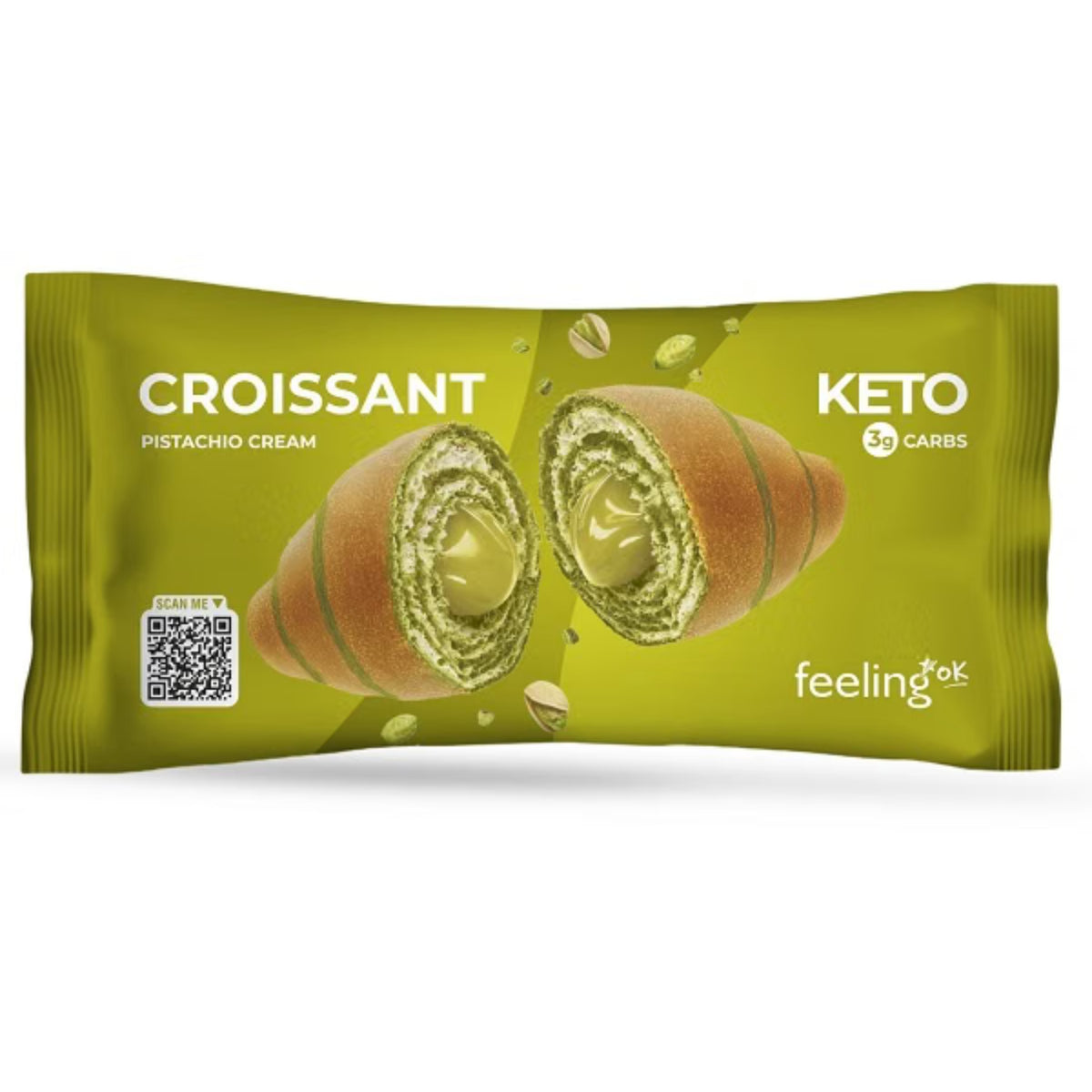Feeling Ok Croissant Pistacchio | Low Carb | 50 g