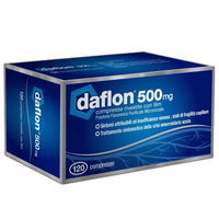 Daflon 500mg | Farmaco Insufficienza Venosa ed Emorroidi | 120 Compresse Rivestite