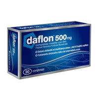 Daflon 500mg | Farmaco Insufficienza Venosa ed Emorroidi | 30 Compresse Rivestite