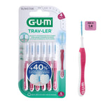 GUM Trav-ler | Scovolino Interdentale 1,4 mm ISO 6 | 6 Pezzi  