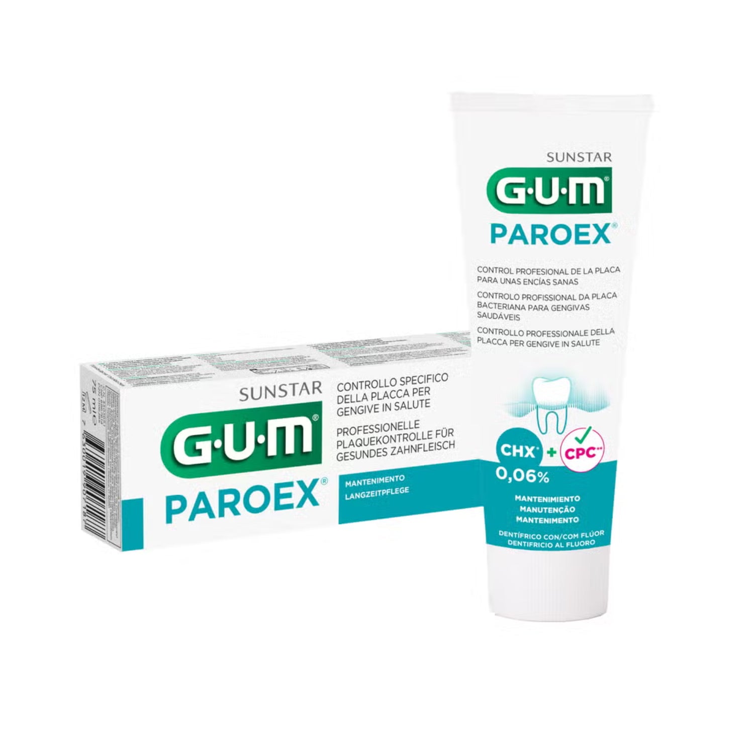 GUM Paroex | Dentifricio di Mantenimento con Clorexidina 0,06% Con CPC | 75 ml 2