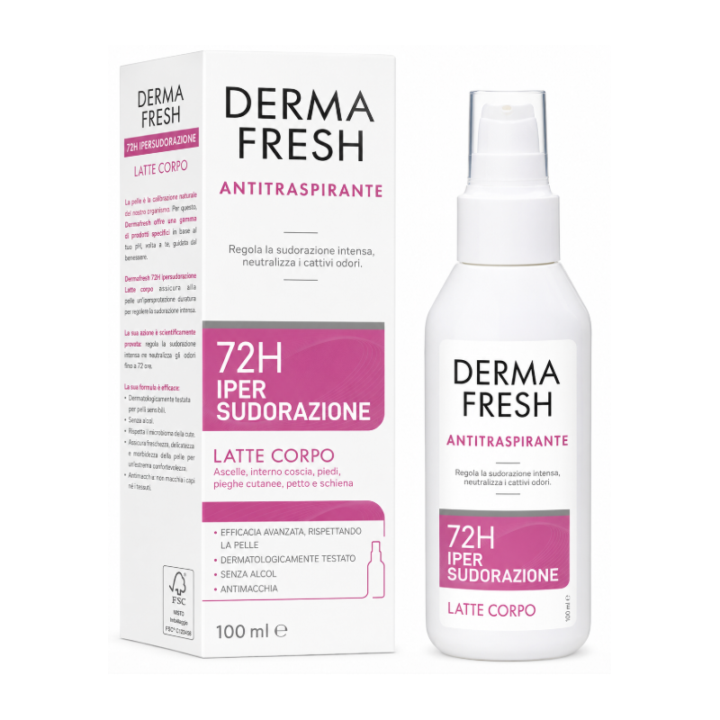 Dermafresh Latte Corpo | Antitraspirante 72H | 100 ml
