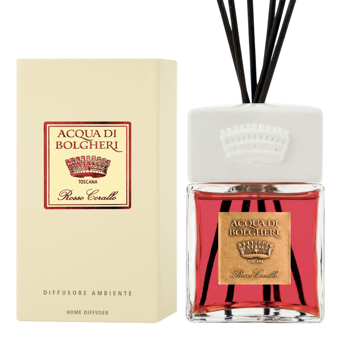 Acqua di Bolgheri Rosso Corallo | Diffusore Ambiente | 500 ml
