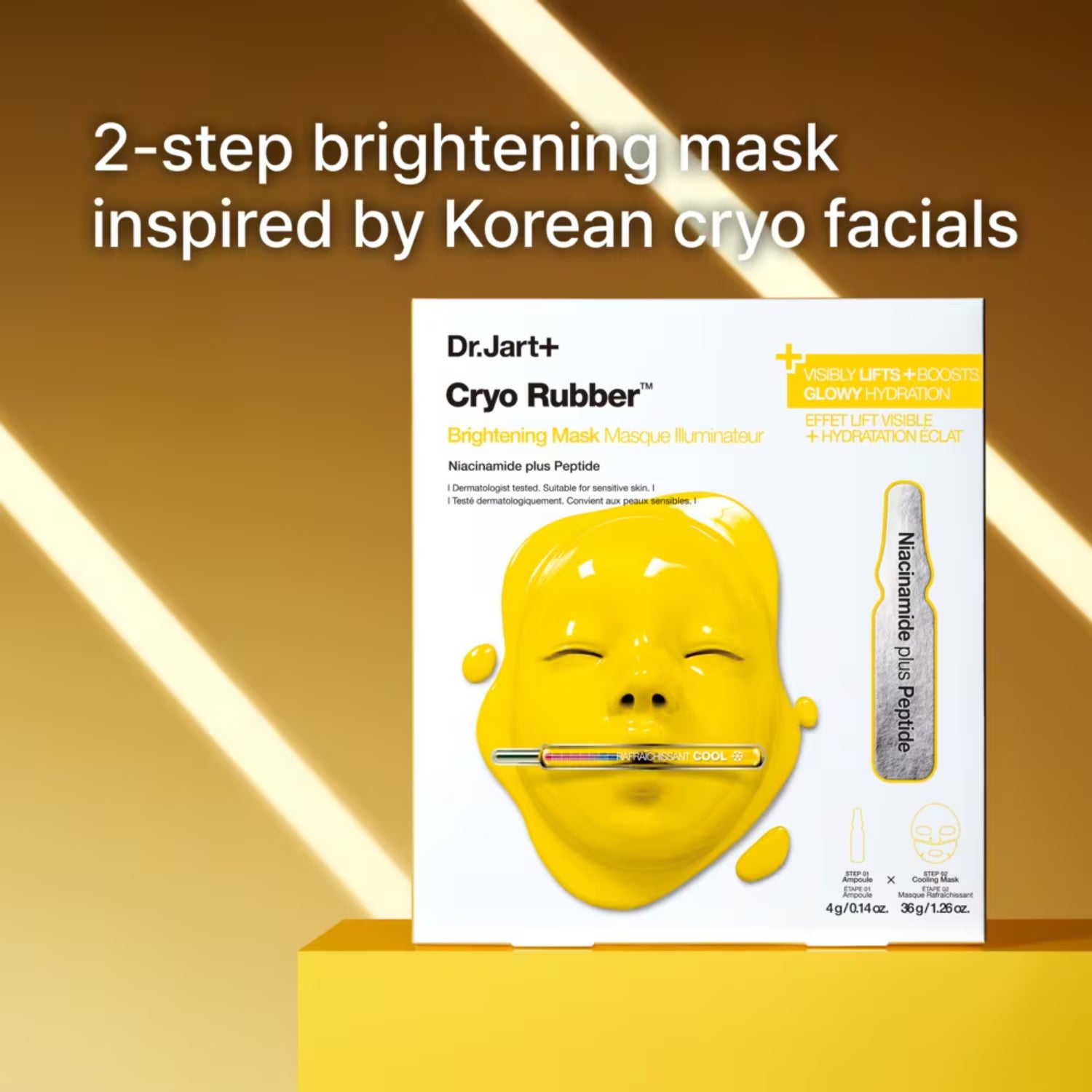 Dr.Jart+ Cryo Rubber Brightening Mask | Maschera Hydrogel Niacinamide Peptidi | 1 Pezzo 5