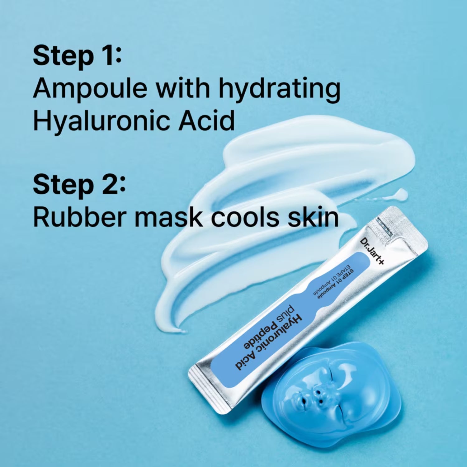 Dr.Jart+ Cryo Rubber Moisturizing Mask | Maschera Hydrogel Acido Ialuronico Peptidi | 1 Pezzo 3