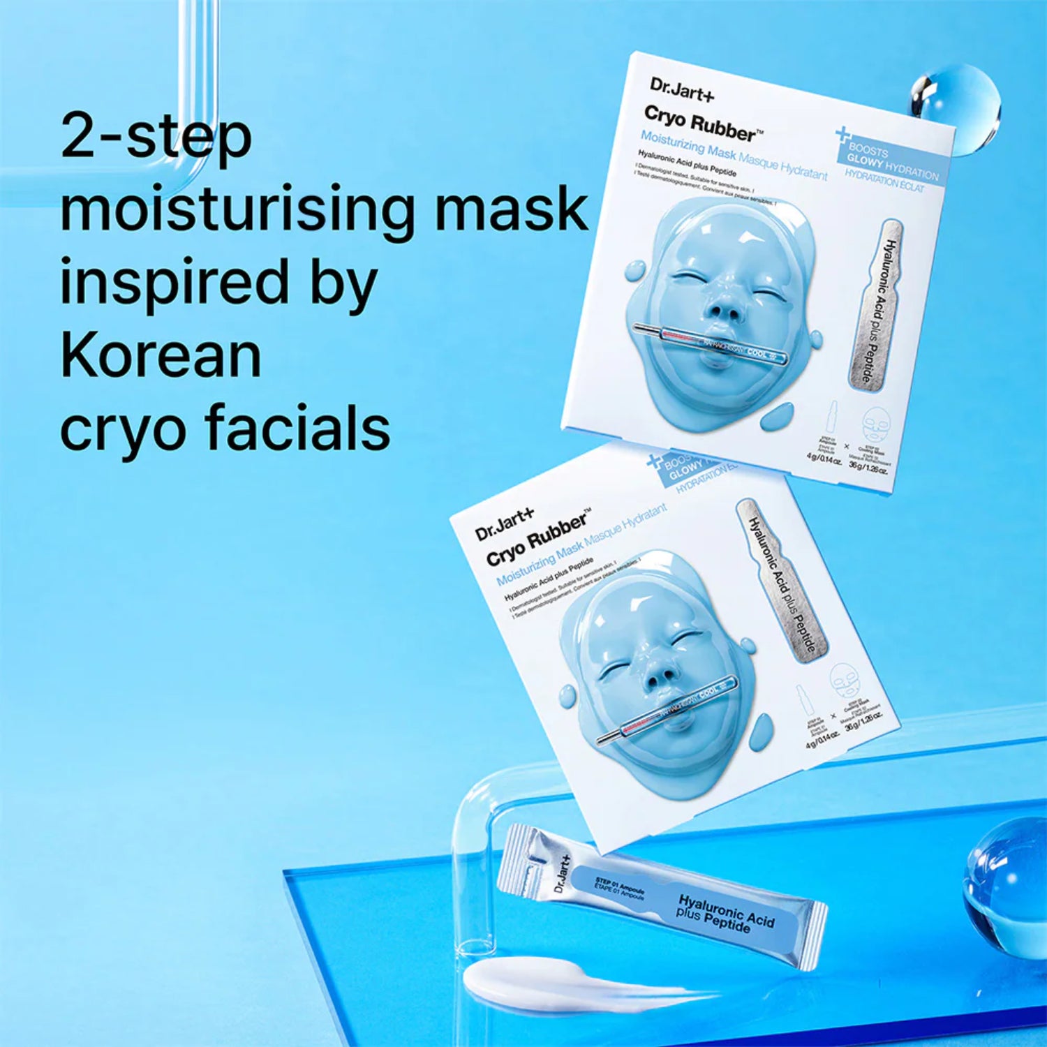 Dr.Jart+ Cryo Rubber Moisturizing Mask | Maschera Hydrogel Acido Ialuronico Peptidi | 1 Pezzo 5