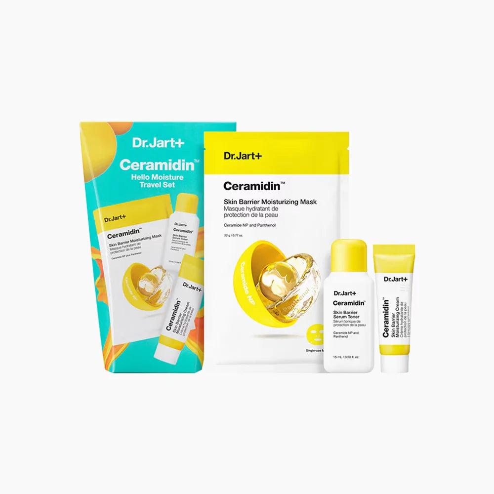 Dr.Jart+ Ceramidin Hello Moisture Travel Set – Set Pelli Secche 3 Pezzi
