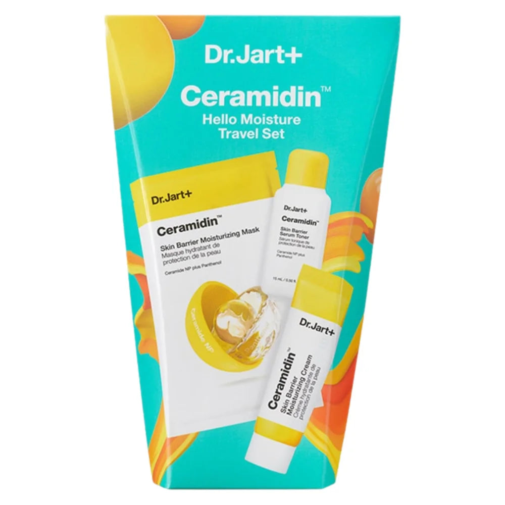 Dr.Jart+ Ceramidin Hello Moisture Travel Set – Set Pelli Secche 3 Pezzi
