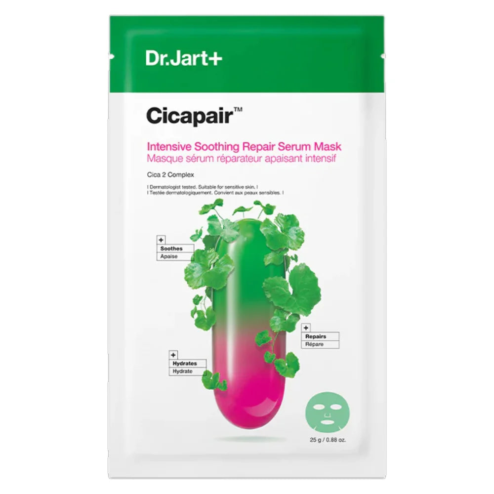 Dr.Jart+ Cicapair Intensive Soothing Repair Serum Mask – Maschera Viso Lenitiva 25g