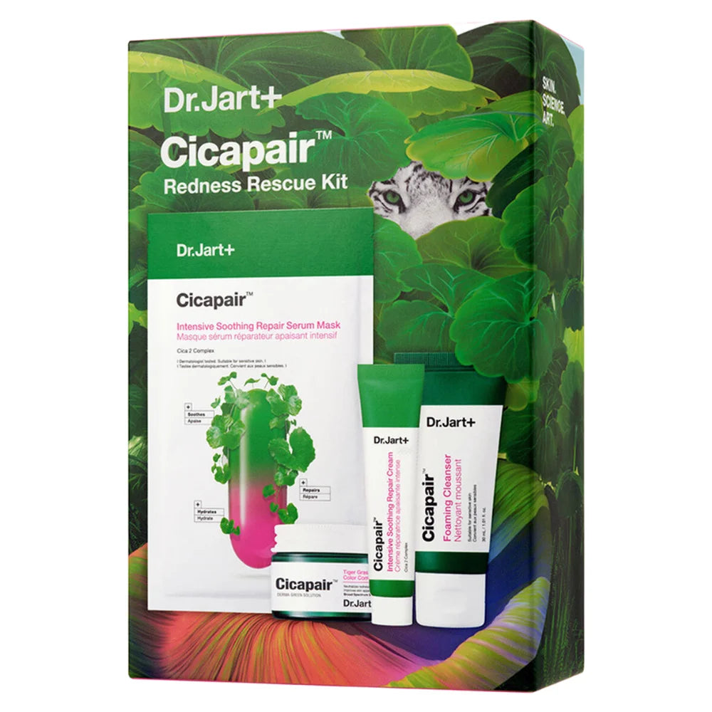 Dr.Jart+ Cicapair Redness Rescue Kit – Routine Cica In 4 Fasi Per Pelli Sensibili