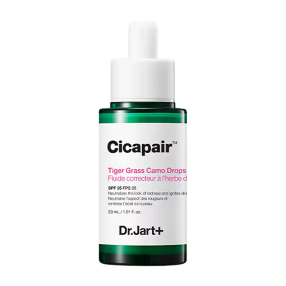 Dr.Jart+ Cicapair Tiger Grass Camo Drops Spf35 – Correttore Di Colore Anti-Rossori 30ml