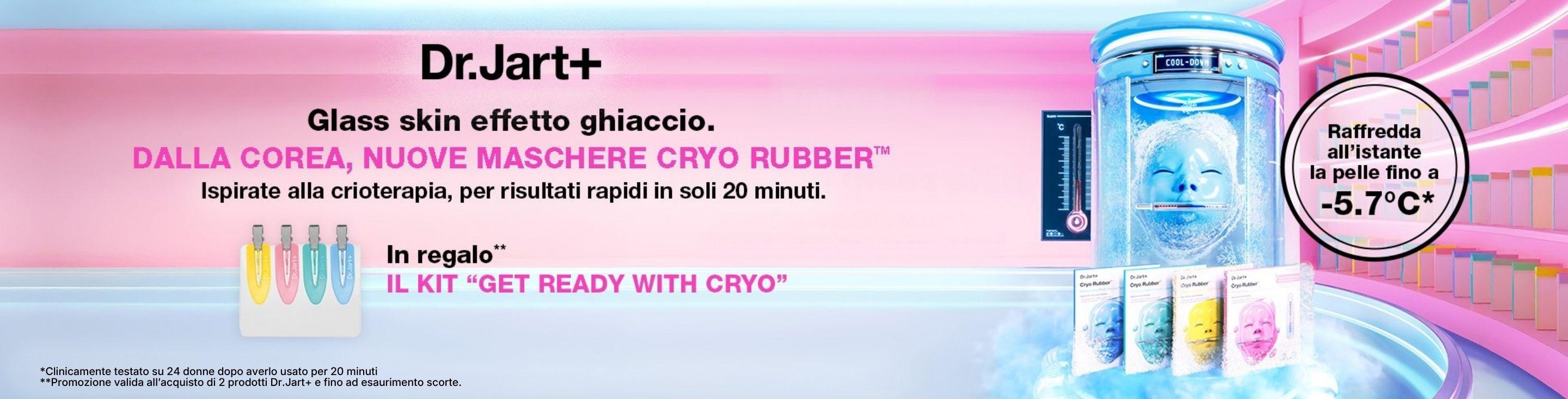 Dr.Jart+ Kit Get Ready With Cryo in regalo all'acquisto di 2 prodotti Dr.Jart+