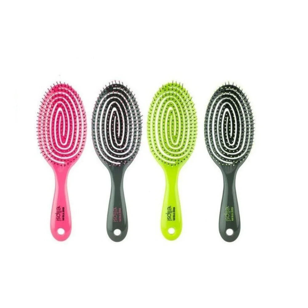 Beter Spazzola Districante Elipsi Flessibile XS | per Capelli Medi e Corti | Vari Colori  
