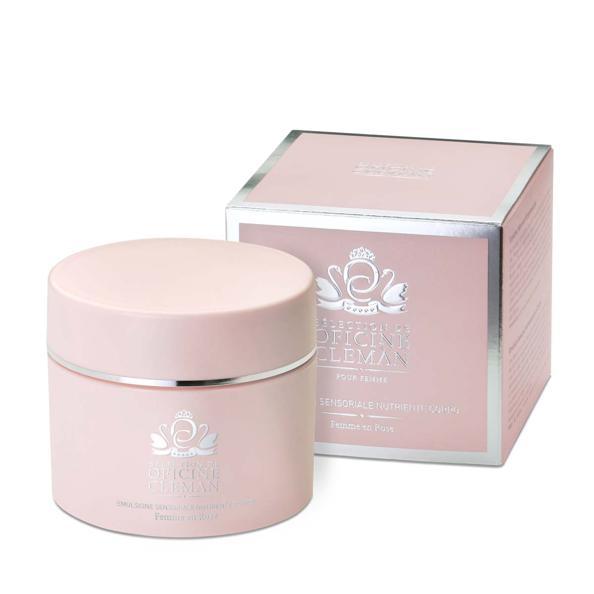 Oficine Cleman Femme en Rose Emulsione | Nutriente Corpo | 200 ml  