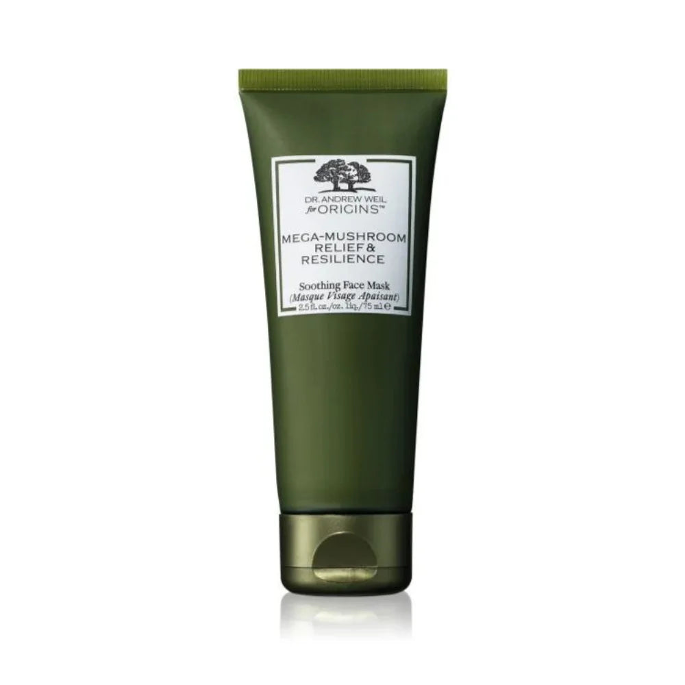 Origins Mega Mushroom | Maschera Viso Lenitiva Reishi Olivello Spinoso Pelli Sensibili | 75 ml