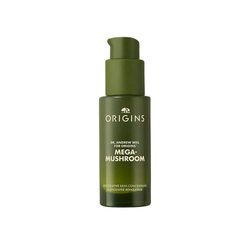 Origins Mega Mushroom | Siero Viso Riparatore Barriera Cutanea Reishi Centella | 30 ml
