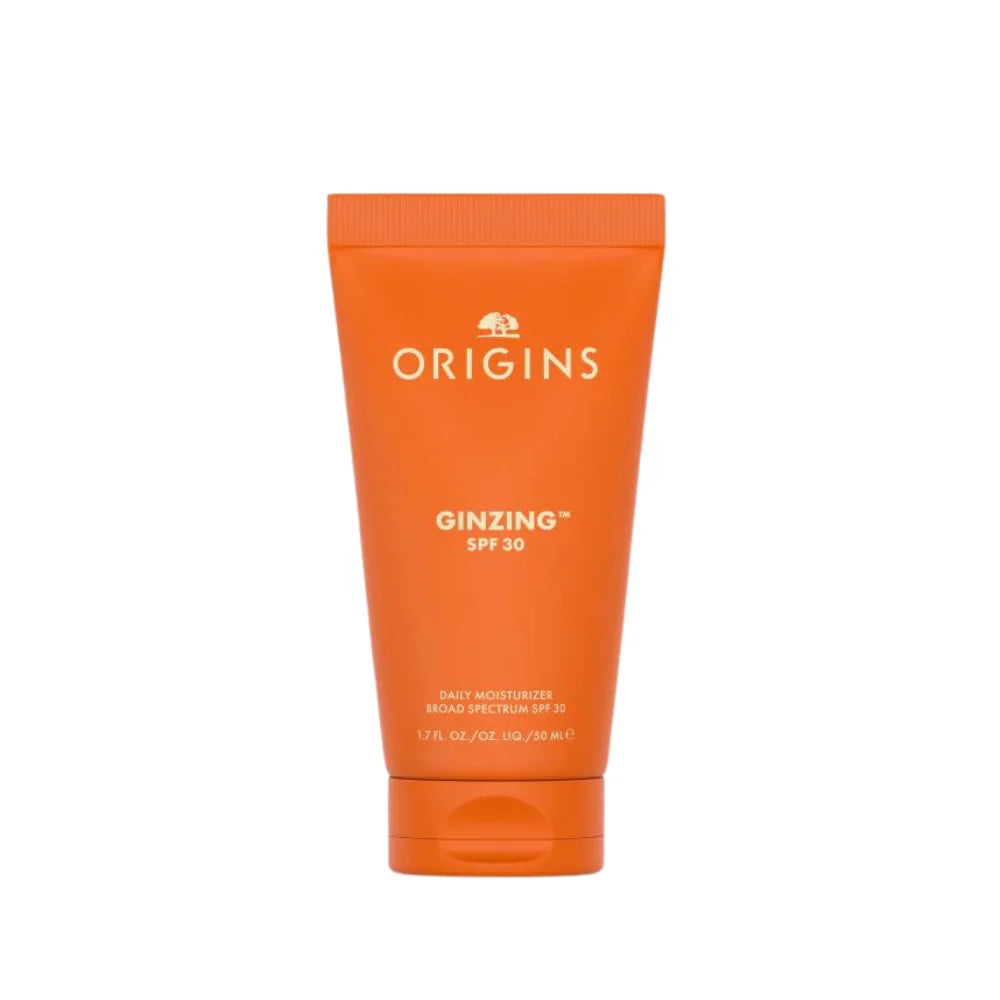 Origins GinZing | Crema Viso SPF 30 Idratante Protezione Solare Acido Ialuronico | 50 ml