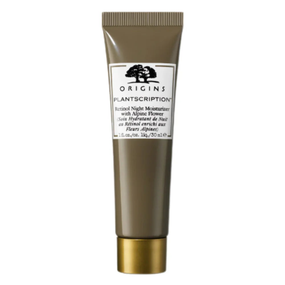 Origins Plantscription | Crema Viso Notte Retinolo Fiori Alpini Antirughe | 30 ml  