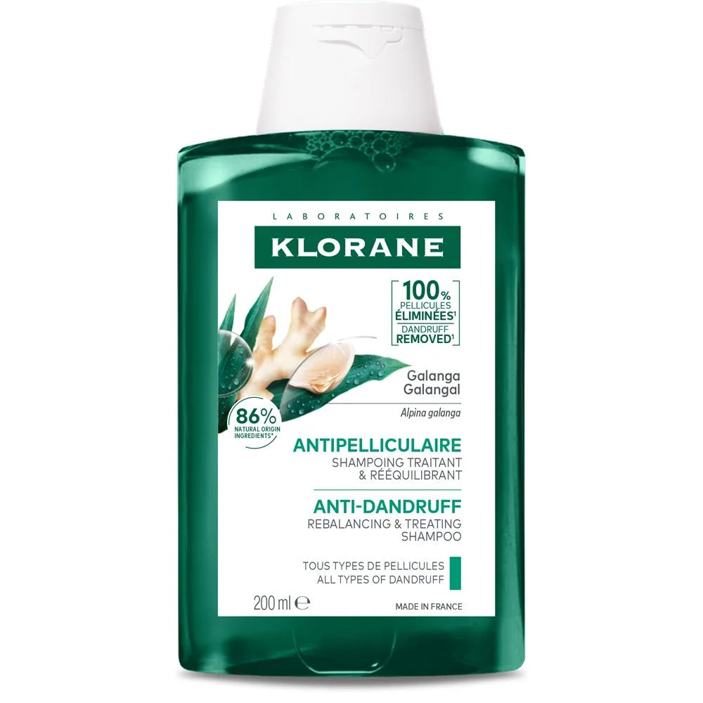 Klorane Shampoo Galanga | Antiforfora Riequilibrante | 200 ml