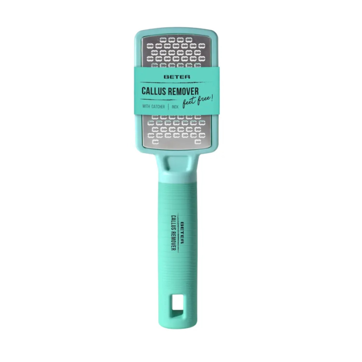 Beter Feet Free Lima Raspa Piedi Callicida | Rimuovi Calli Acciaio Inox con Raccoglitore | 1 Pezzo
