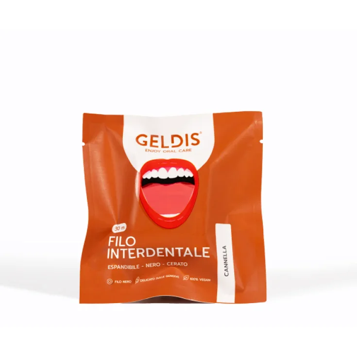 Geldis Doctor Filo Interdentale | Espandibile alla Cannella | 30 m  