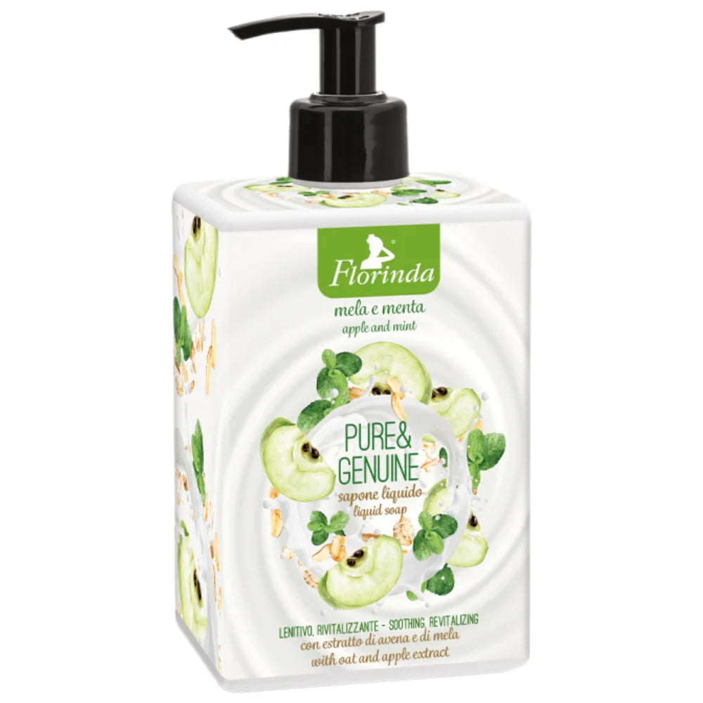 Florinda Pure&Genuine | Sapone Liquido Mela e Menta | 500 ml