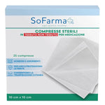 Sofarmapiù Compresse Sterili In TNT Per Medicazione 10cm X 10cm 25 Pezzi  