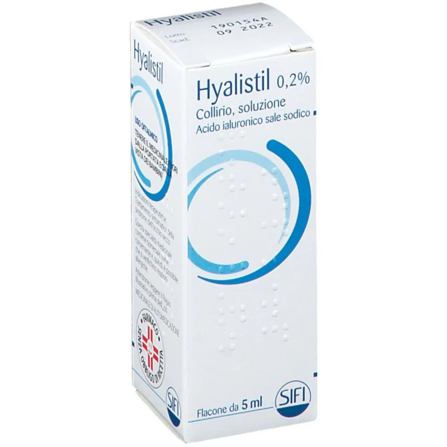 Hyalistil 0,2% | Collirio Acido Ialuronico Occhio Secco | 5 ml