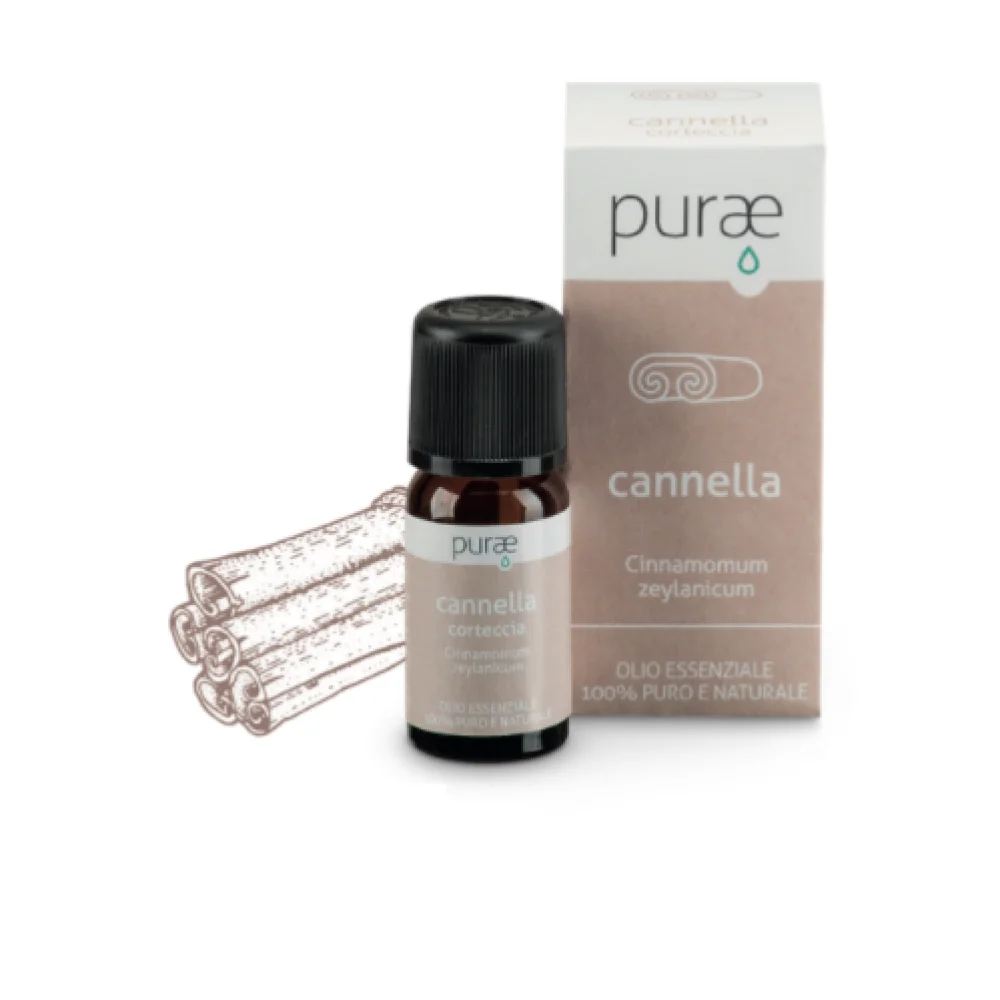 Purae Cannella Corteccia | Olio Essenziale Tonificante | 5ml  