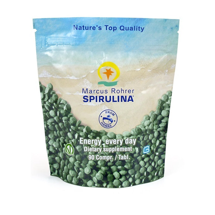 Marcus Rohrer Spirulina | Integratore Spirulina Vegano | 90 Compresse