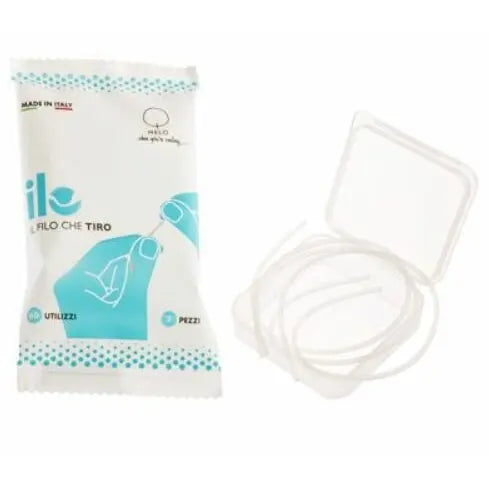 Ilo Filo Interdentale con Fluoro | Elastico Morbido | 3 Confezioni da 60 Utilizzi