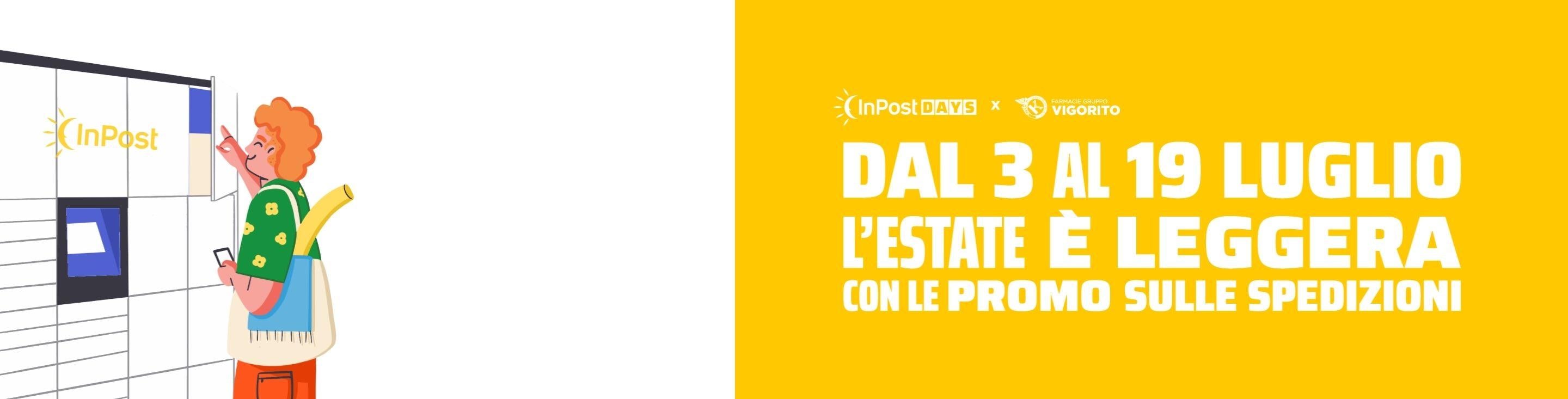 InPost Days: l'estate è più leggera con Farmacie Vigorito