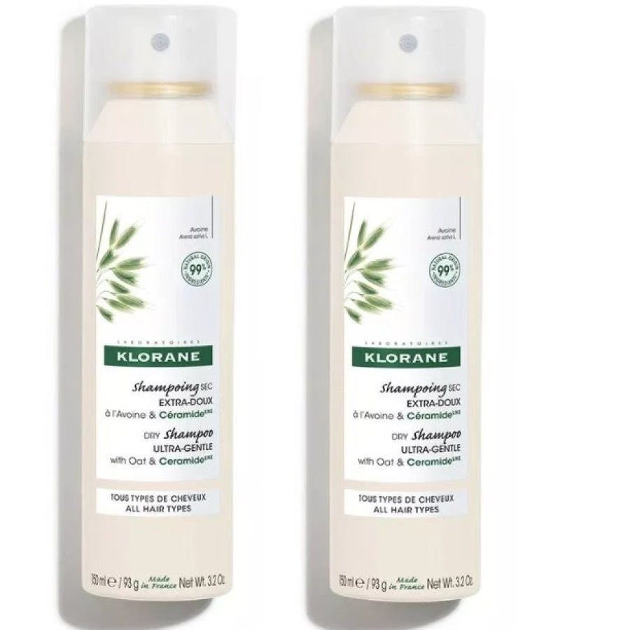 Shampoo Secco Klorane Avena | Extra-Delicato | 2x150ml