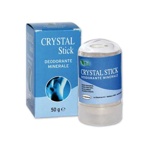 La Dispensa - Crystal Deodorante Minerale Pietra Di Allume Di Potassio Stick 50g