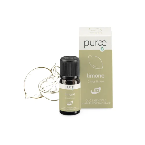 Purae Limone | Olio Essenziale Bio Concentrazione | 10ml
