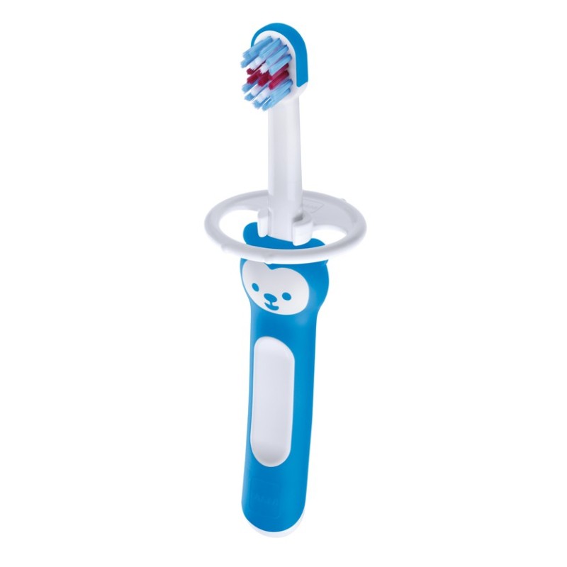 MAM Baby's Brush 6+ Mesi | Spazzolino Bambini Maschio Bi-Pack | 2 Pezzi
