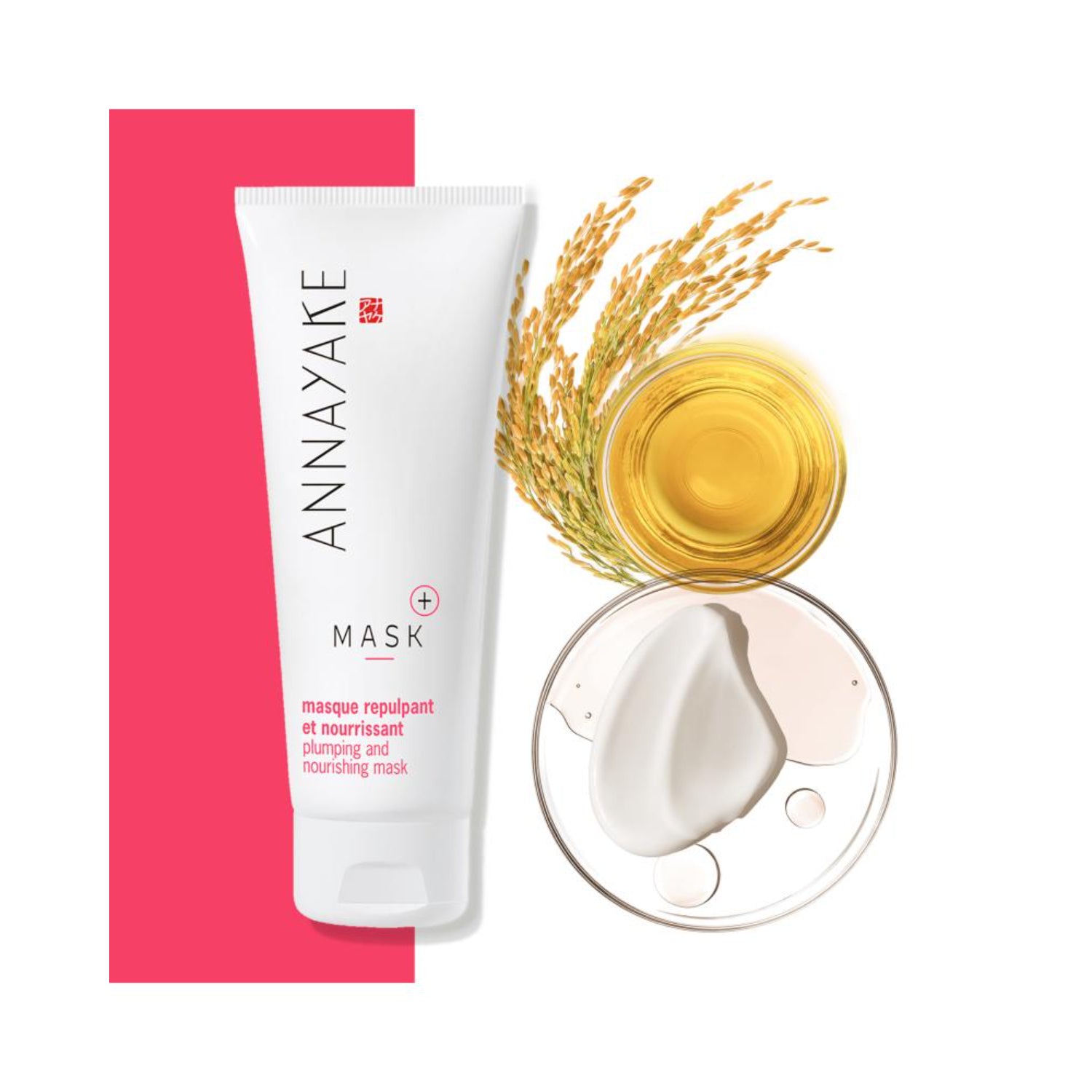 Annayake Mask+ Masque Repulpant et Nourrissant | Maschera Viso Rimpolpante Nutriente | 75ml