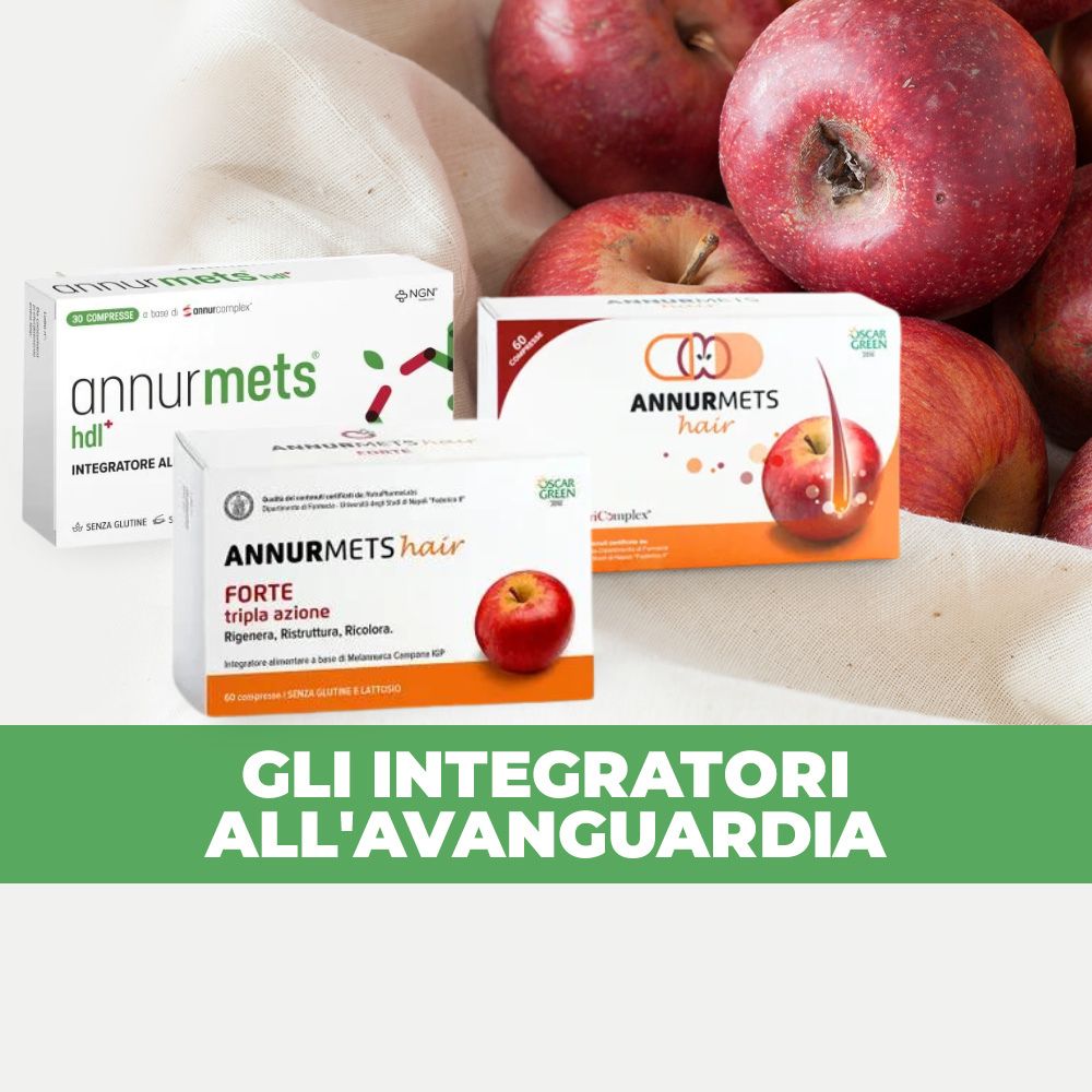 Acquista gli integratori Annurmets Hair, Annurmets HDL+ o AnnurRed: ricevi una confezione dello stesso prodotto formato omaggio