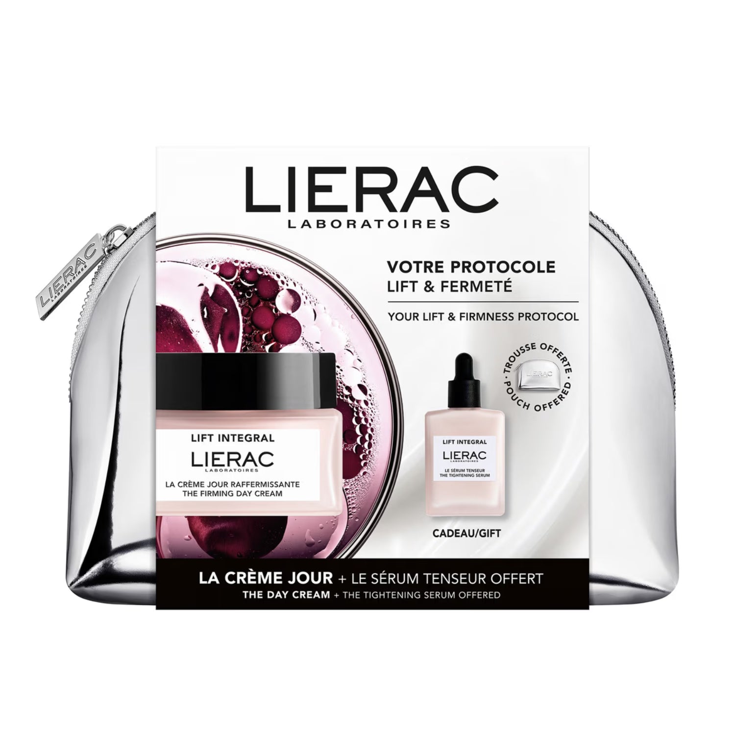 Lierac Lift Integral cofanetto Crema Giorno Rassodante con Siero Tensore e pouch
