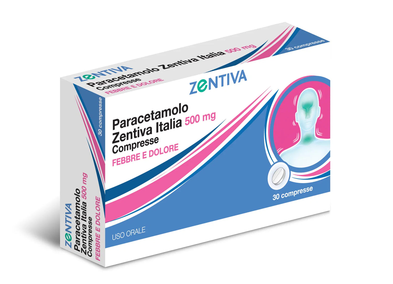 Paracetamolo 500mg 30 Compresse - Zentiva